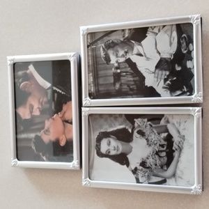 3 Gone With The Wind framed photo set